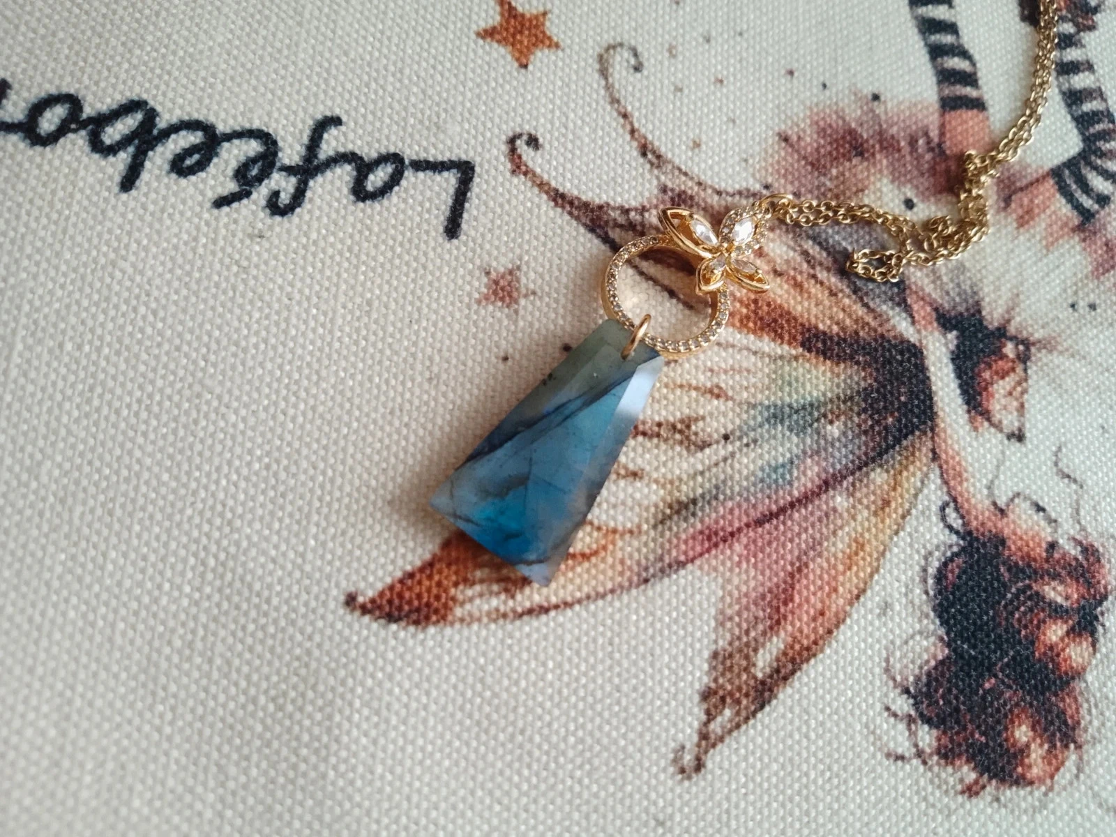 Collier protection pierre de labradorite – photo 4